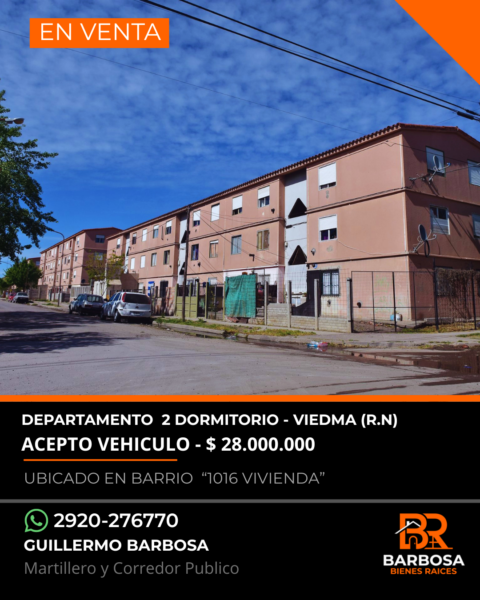 Departamento en venta | Barrio 1016 Viviendas, Viedma