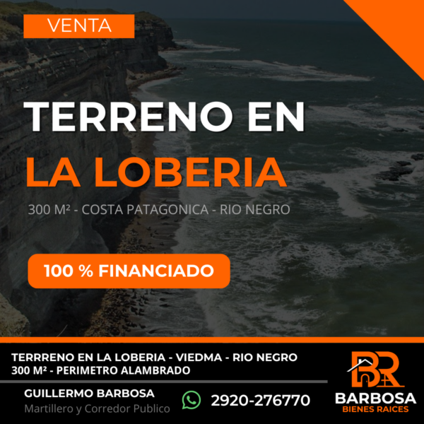 Terreno en venta · La Lobería - 100% Financiado