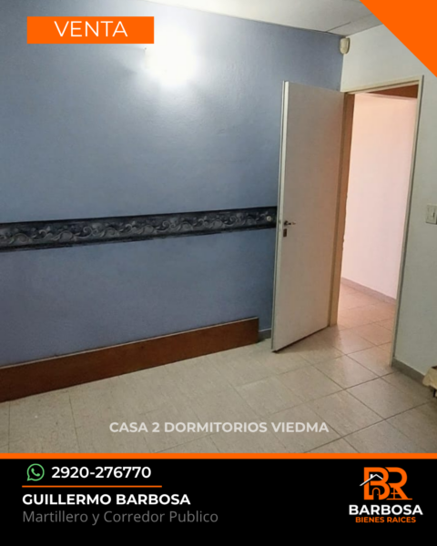 Casa en venta de 2 Dormitorios - Barrio Álvarez Guerrero, Viedma