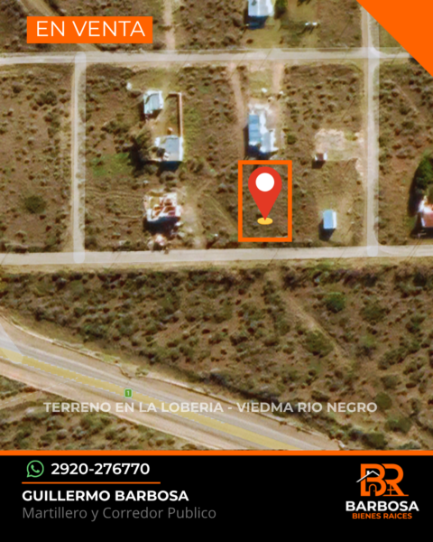 Terreno en la Loberia 490 M²