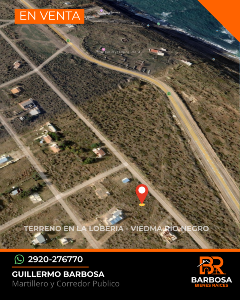Terreno en la Loberia 490 M²