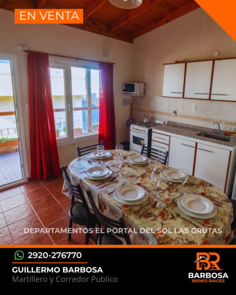 Departamentos en venta en Las Grutas - Amoblados + Cochera