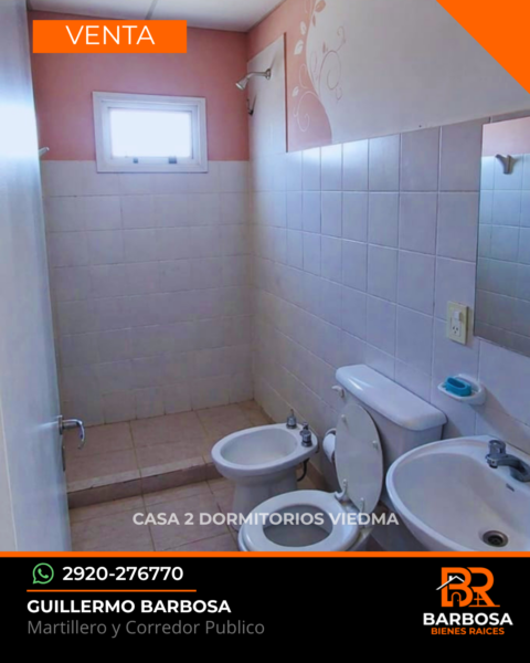 Casa en venta de 2 Dormitorios - Barrio Álvarez Guerrero, Viedma