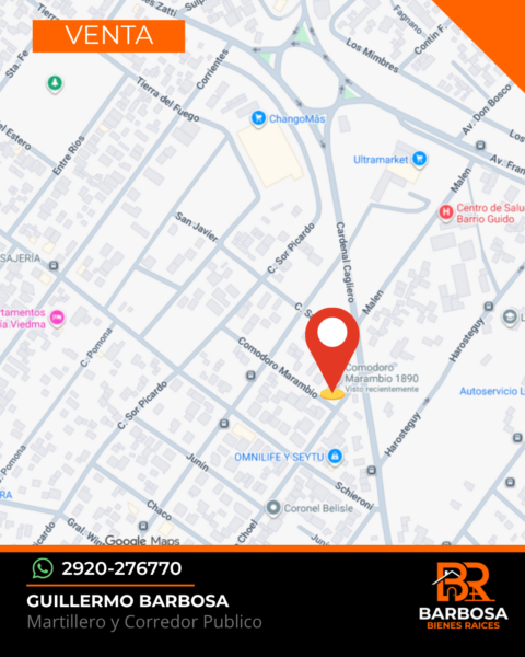 Casa en Venta 2 Dormitorios en Viedma