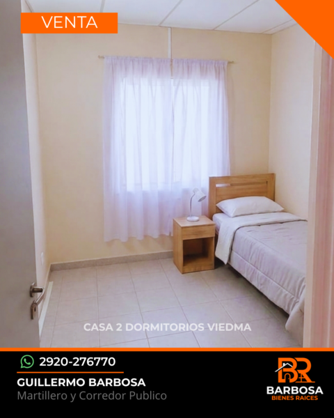 Casa en venta de 2 Dormitorios - Barrio Álvarez Guerrero, Viedma